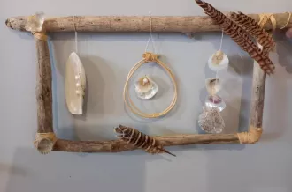 Atelier créatif Mobile en bois flotté