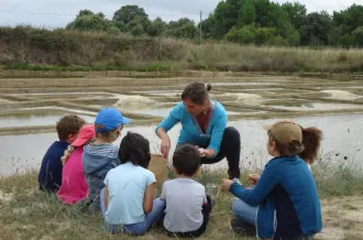 Atelier 4-6 ans "Le sel à petits pas" au Port des Salines