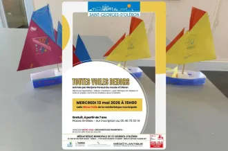 Atelier "Toutes voiles dehors" animée par Marjorie Peraud du musée d’Oléron_Saint-Georges-d'Oléron