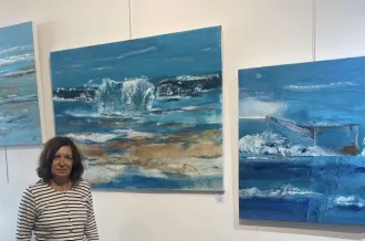 A fleur d'eau - Exposition de Francine Alary_Saint-Denis-d'Oléron
