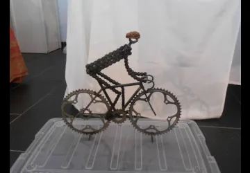 Sculpture vélo