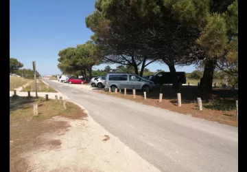 Parking grande plage