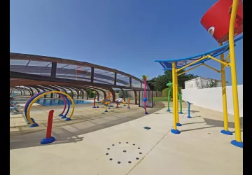ile d'Oleron Camping La Brande splashpad exterieur