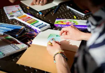 Atelier Créa "Pastels aquarellables" avec Merveille en Soi