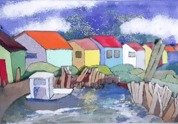 Exposition d'émail sur cuivre - Chantal Birgi_Saint-Trojan-les-Bains