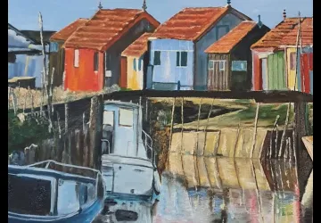 Exposition de peinture Nelly Van Damme_Saint-Trojan-les-Bains