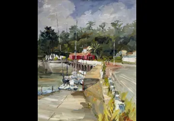 Exposition de peinture Serge Delfau_Saint-Trojan-les-Bains