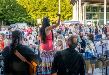 concert et spectateurs