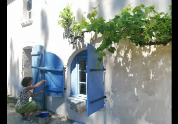 Stage éco-habitat : peintures naturelles, enduits minéraux_Le Grand-Village-Plage