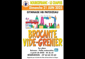 affiche brocante