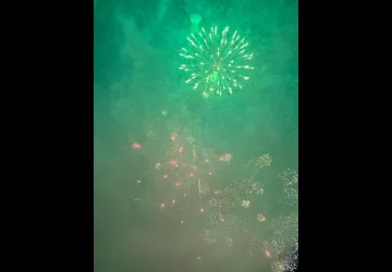 Spectacle pyrotechnique