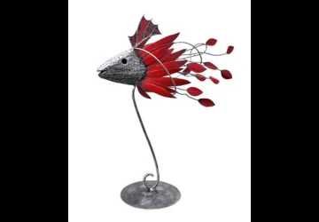 Exposition de sculptires métal - Karine HALLOUCHERIE