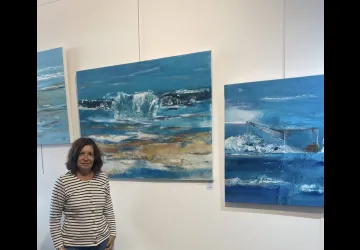 Vernissage exposition Francine Alary - A fleur d'eau_Saint-Denis-d'Oléron