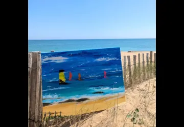 Exposition -Vente de tableaux_Le Château-d'Oléron