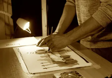 Atelier de pratique artistique autour de la BD avec Thibaut Lambert au Port des Salines_Le Grand-Village-Plage